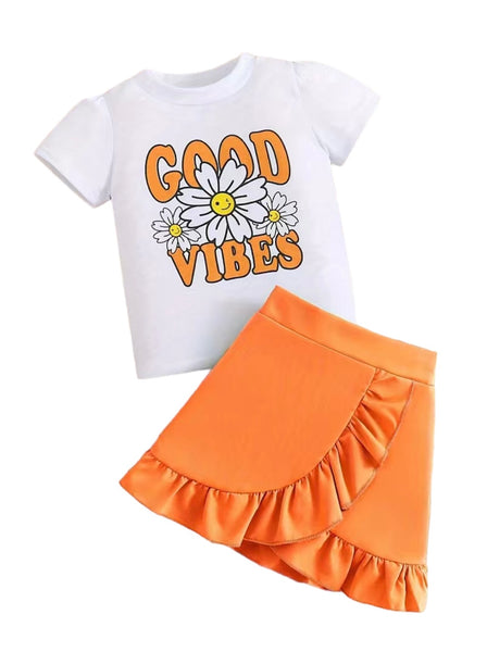 Good Vibes Skirt Set